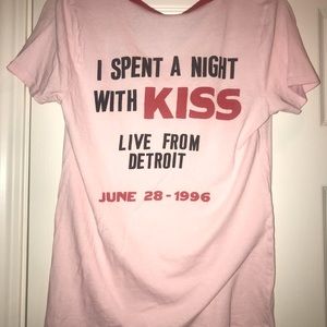 KISS junk food band tee